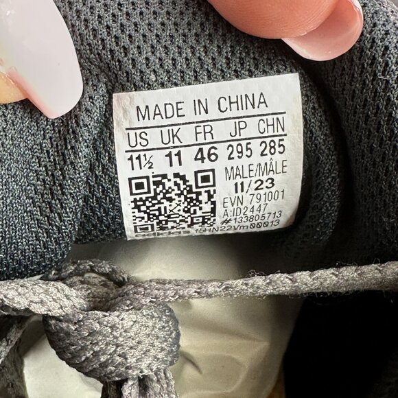 Adidas Five Ten Freerider Men's size 11.5 Charcoal Oat Cycling Shoes ID2447 - Picture 8 of 8